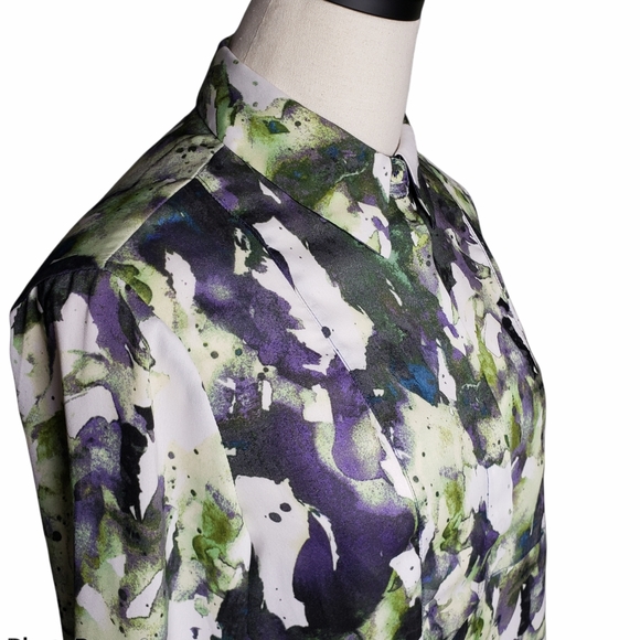 Simply Vera Tunic back faux wrap slit EUC  ♡ - Picture 8 of 11